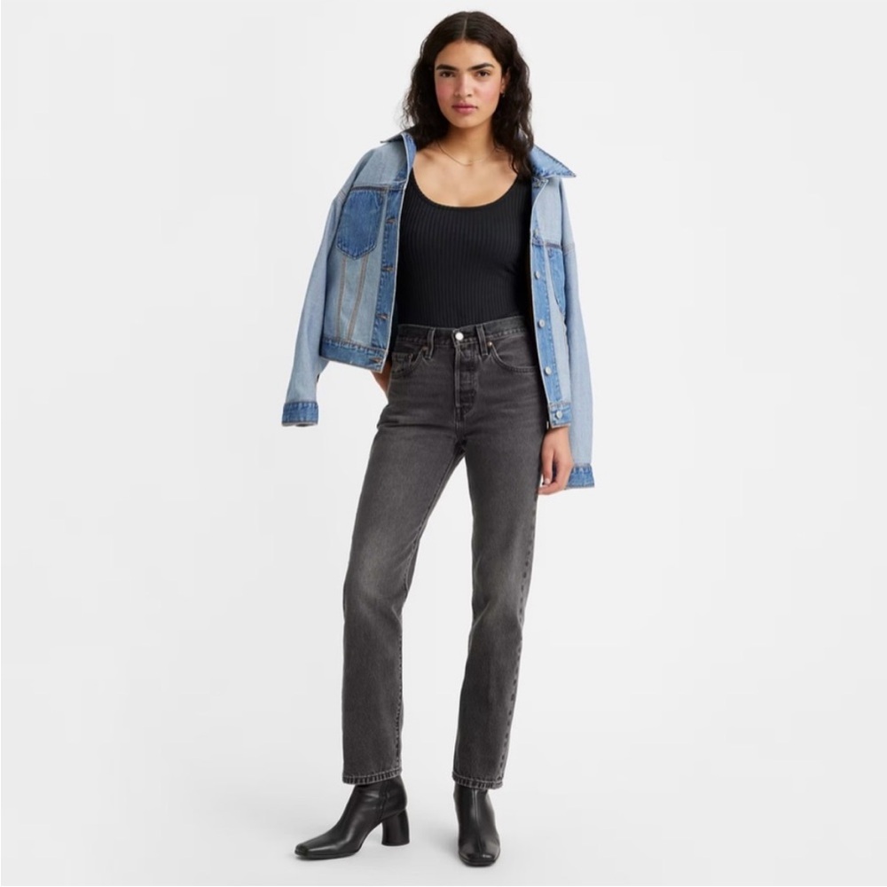 Levi’s Premium 501 High Rise Straight Leg Jeans - Picture 2 of 10